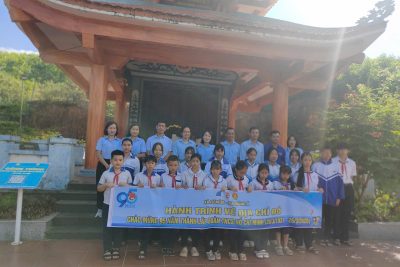 HÀNH TRÌNH VỀ ĐỊA CHỈ ĐỎ “DI TÍCH LỊCH SỬ NHÀ BIA TƯỞNG NIỆM LIỆT SĨ SƯ ĐOÀN 10 MẶT TRẬN TÂY NGUYÊN QUÂN ĐOÀN 3″ TẠI XÃ CƯM’TA”